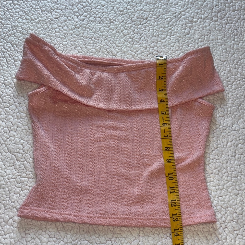 Bundle 7 pieces SHEIN Pink & Gray Mixed Styles Crop Top Set - Picture 9 of 15